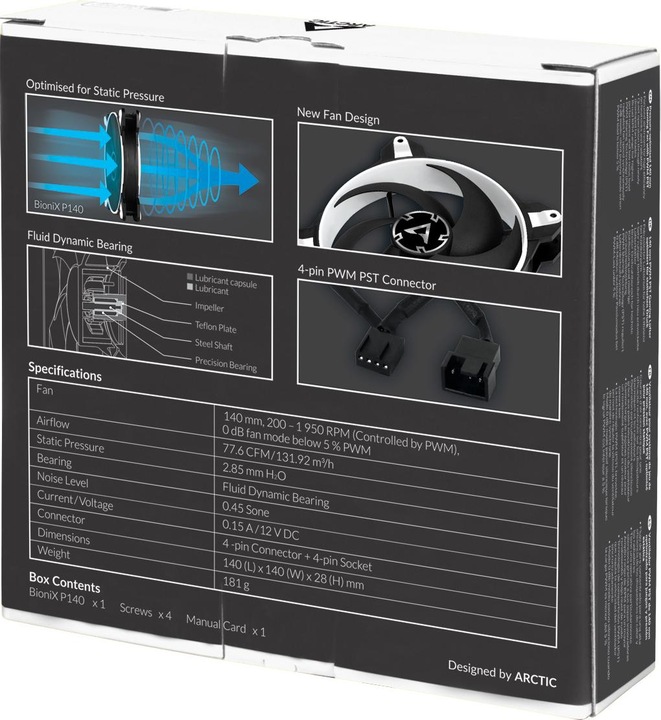 Produktbild Arctic BioniX P140 Gehäuselüfter (140 mm, 1 x)