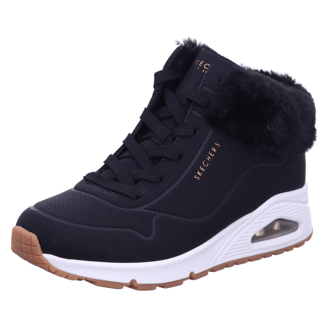 Skechers, Mädchen, Boots + Stiefel, Uno - Fall Air 310539L-Blk - 32, Schwarz, (32)