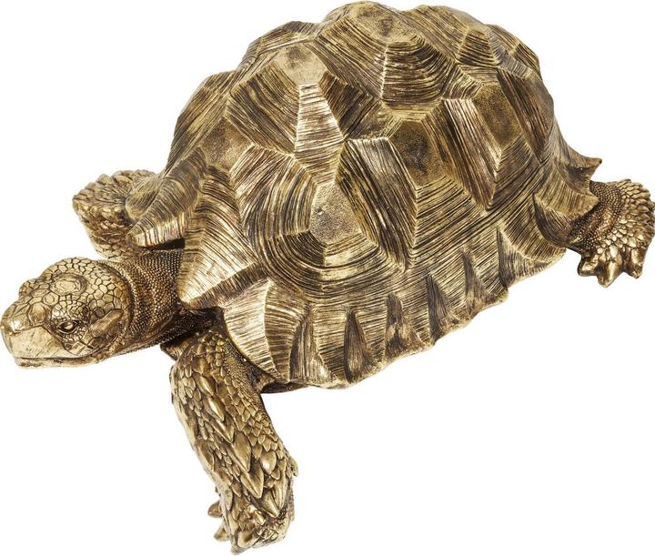 Actual product image Kare Design Deco figure Turtle Gold XL