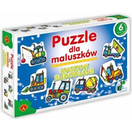 Alexander Puzzle dla Maluszków - Maszyny Budowlane (2 Teile)