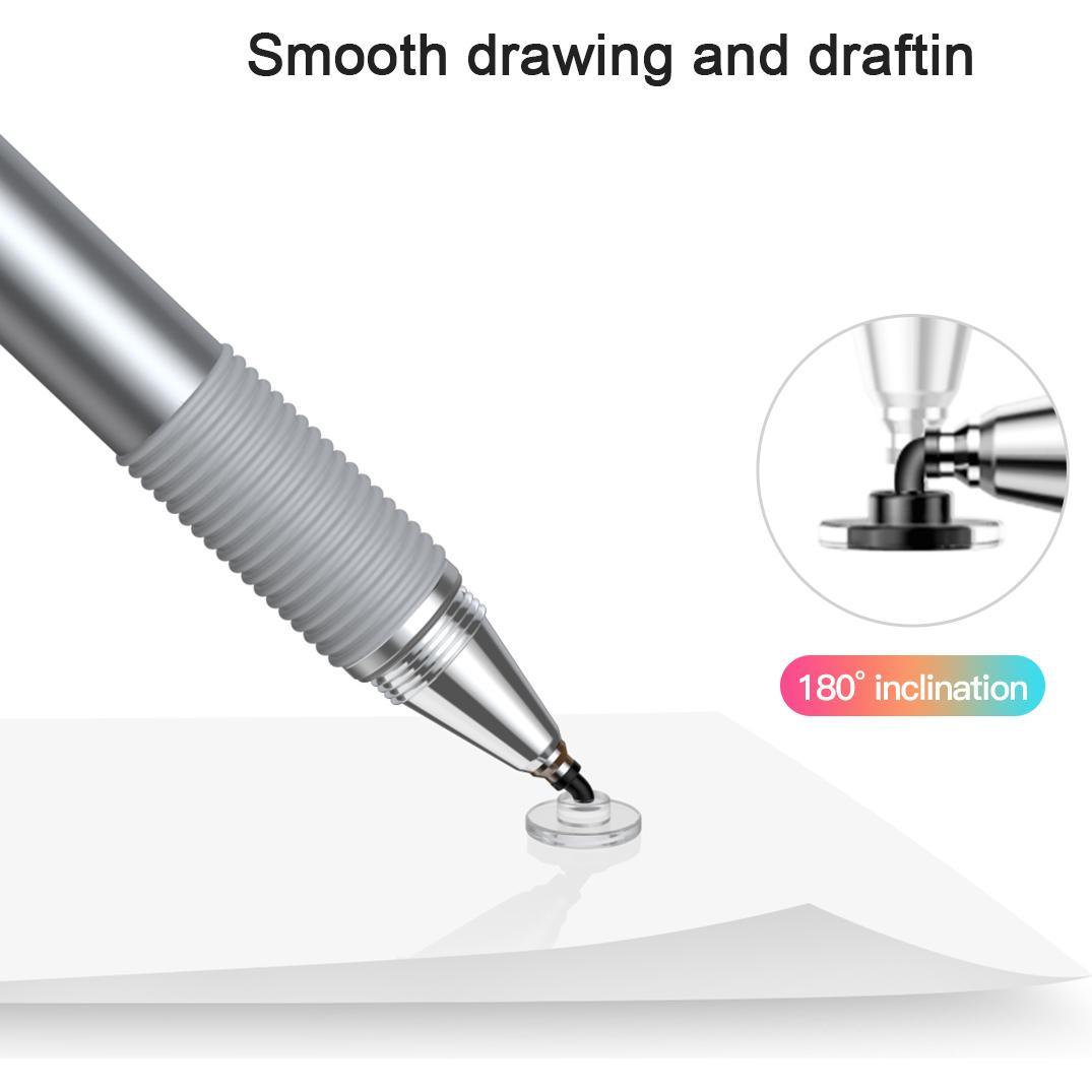 Baseus Golden Cudgel Penna Stilo Capacitiva Argento, Penna Per Tablet, Argento