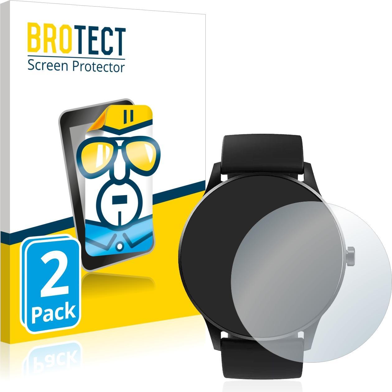 BROTECT Schutzfolie Displayschutz Klar, Smartwatch Schutzfolie, Transparent