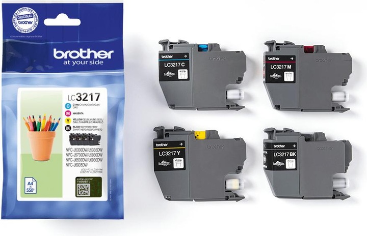 Image du produit Brother LC3217 Value Pack (M, C, Y, CF)