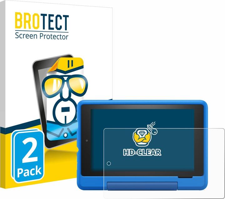 Actual product image BROTECT Screen Protector Clear (2 Piece, Fire 7 Kids Pro (2019))