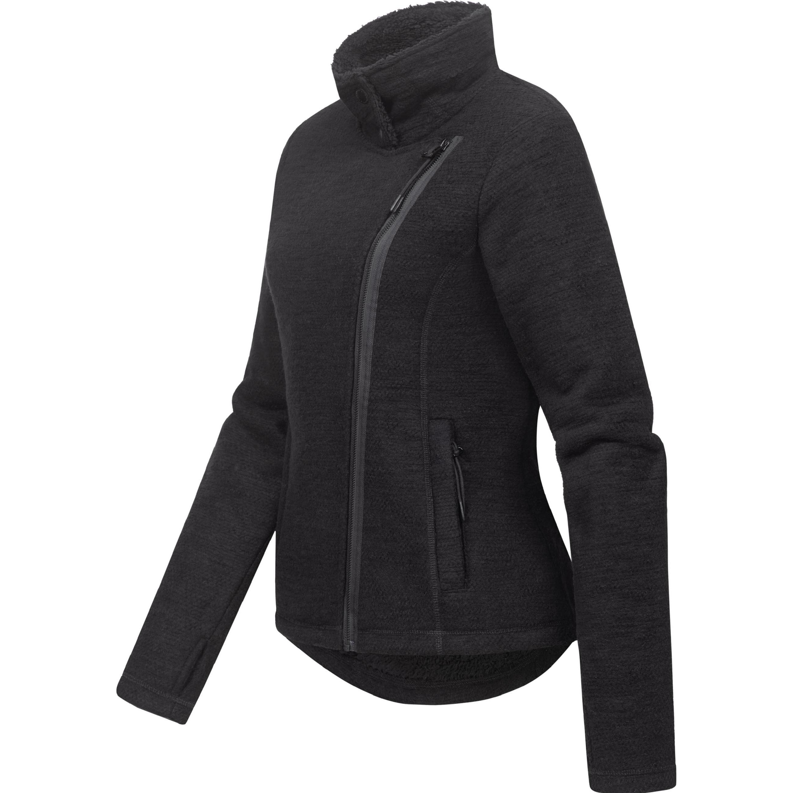 Thumbnail - Ragwear, Damen, Pullover, Saskie Melange, Schwarz, (L)