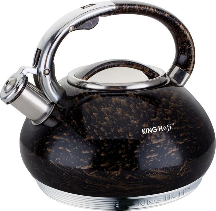 King WASSERKOCHER MIT PFEIFE GOLD 3,0L KH-1067