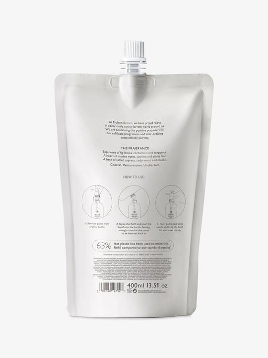 Productafbeelding Molton Brown Coastal Cypress & Sea Fennel Fine Liquid Hand Wash Navulling (Vloeibare zeep, 400 ml)