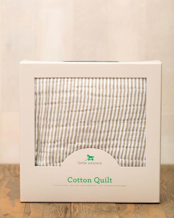 Actual product image little unicorn Cotton Muslin Quilt (120 x 120 cm)