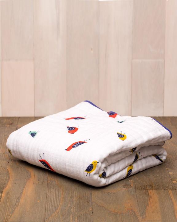 Actual product image little unicorn Cotton Muslin Quilt (120 x 120 cm)