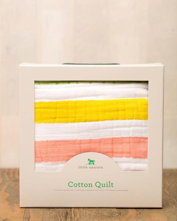 Immagine prodotto little unicorn Trapunta in mussola di cotone (120 x 120 cm)