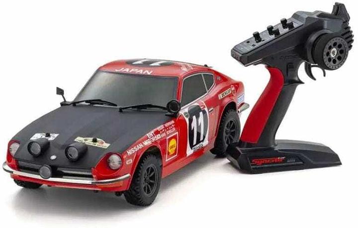 Actual product image Kyosho Rally Fazer FZ02-R Datsun 240Z 1971 ARTR, 1:10 (ARR Almost Ready to Run)
