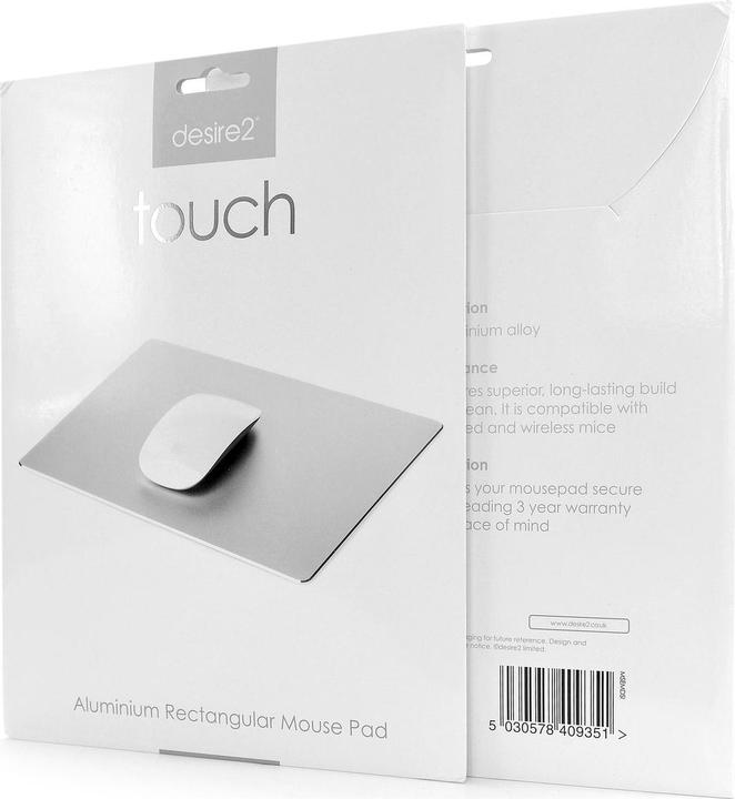 Produktbild Desire2 Musemåtte Premium Aluminium Rektangulaer Sølv