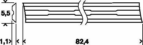 Image du produit Bosch Professional Zubehör Lames de rabot