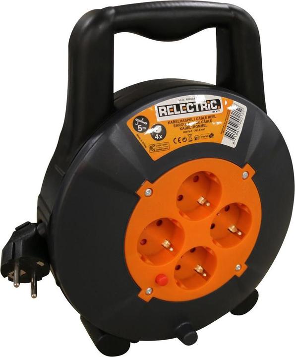 Relectric RELEC492169 Kabeltrommel 10 mtr 3 x 1,5 mm (10 m, 1.50 mm²² mm)