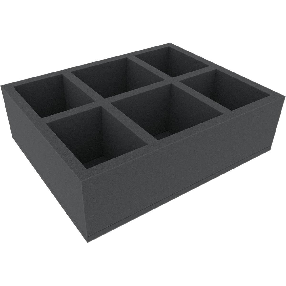 Feldherr FSMEKU100BO - 100 mm Full-Size Schaumstoffeinlage mit 6 Fächern (Schaumstoff)