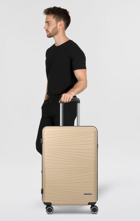 Actual product image Franky Dallas 3.0 4-wheel trolley M 65 cm with stretch fold (74 l, M (50 - 90l))
