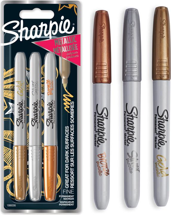 Produktbild Sharpie Feiner Permanentmarker (3x)