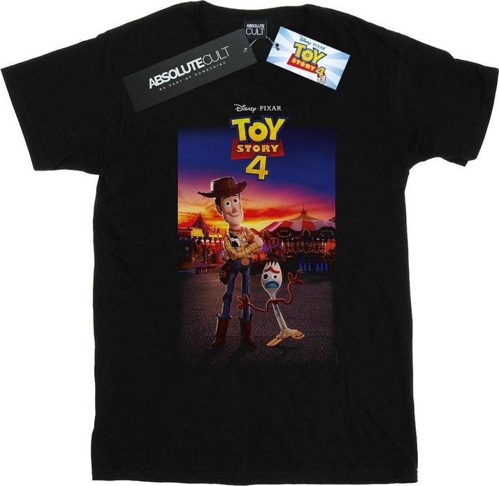 Immagine prodotto Disney Toy Story 4 Woody And Forky Poster Maglietta Ampia Donna (S)