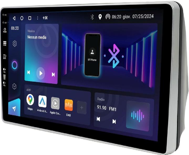 Actual product image Phonocar MediaStation 10.1" DAB+ for Nissan (Android car, Apple Carplay)