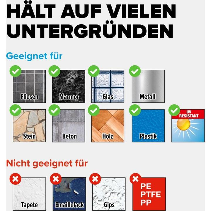 Image du produit tesa Barre de douche SPAA avec solution adhésive sans perçage