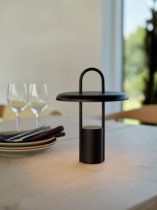 Actual product image Stelton Pier portable LED light black