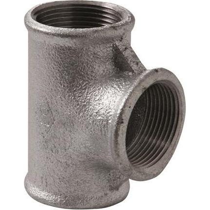 Csdk SL, Zubehör Sanitärinstallation, Temperguss T-Stück Nr. 130 schwarz 1"