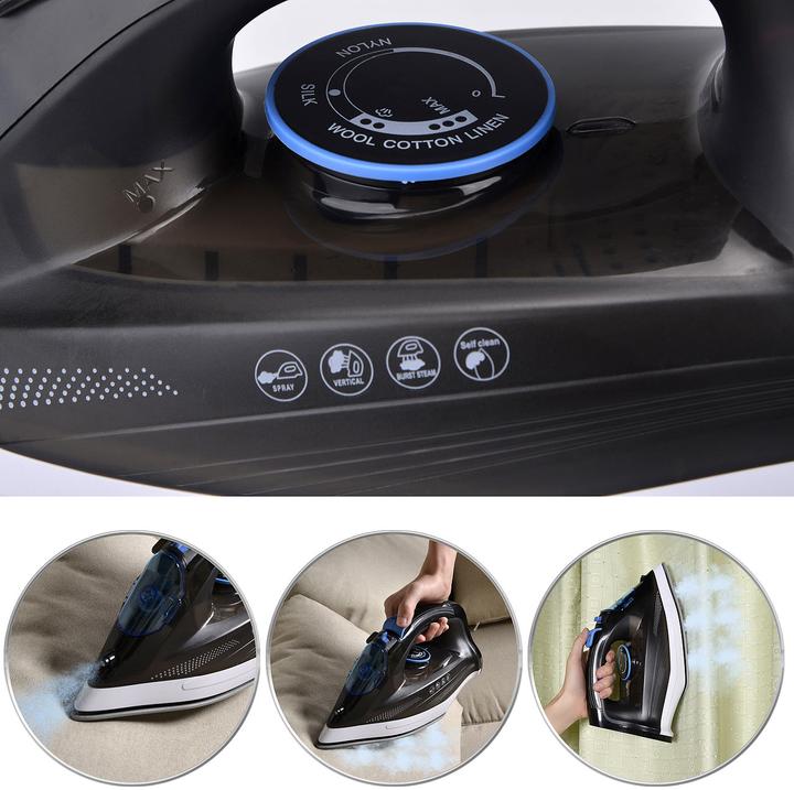 Produktbild Sichler Dampfbügeleisen mit Basisstation (2200 W, 40 g/min)