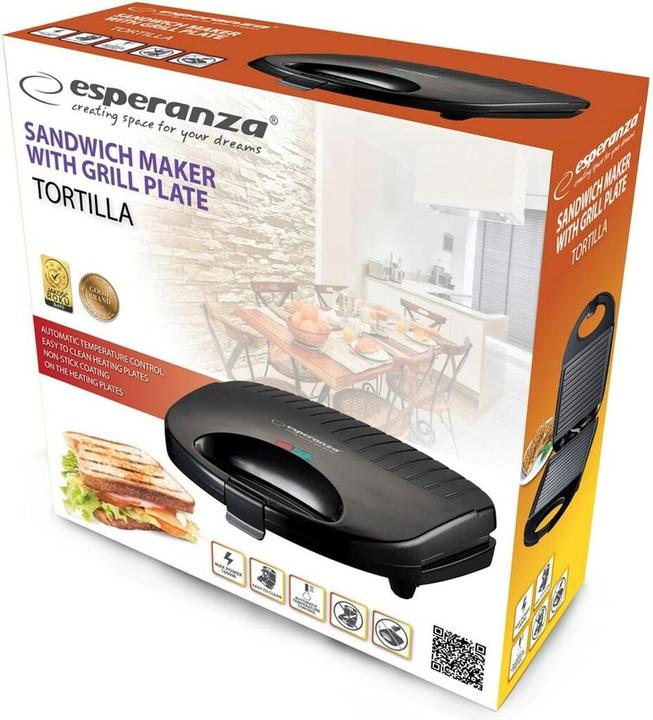 Actual product image Esperanza EKT009 Sandwich toaster