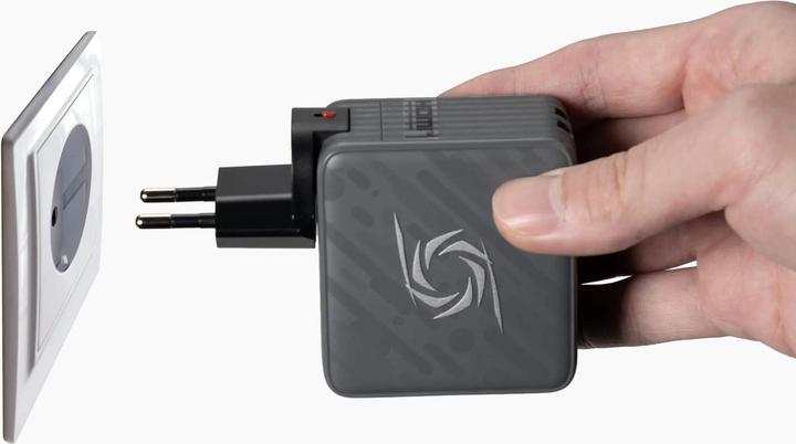 Actual product image AVerMedia Charging dock, Core GO (GC313) Black, 100W GaN, HDMI