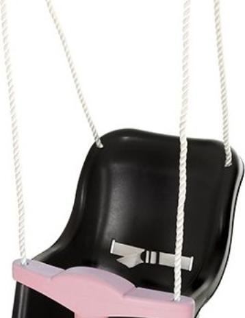 Actual product image Hörby Bruk Babygynge Høj Eksklusiv Sort/lyserød