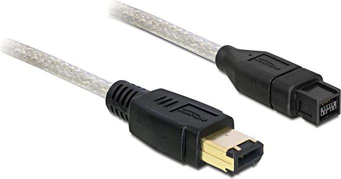 Produktbild Delock Kabel FireWire IEEE 1394B 9Pol/6Pol, 1Meter (1 m, FireWire)