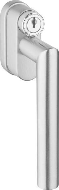 Glutz Poignée de fenêtre 5071/5617 A verrouillable Ø20mm 130x92,4mm