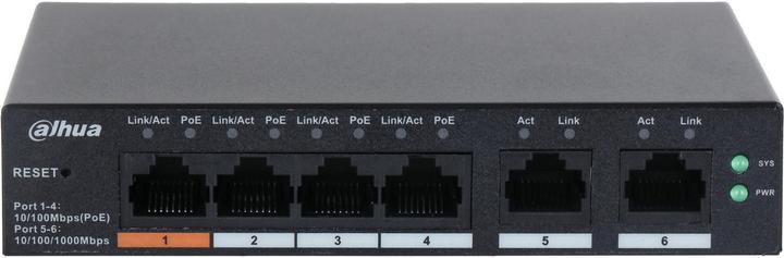 Produktbild Dahua Switch||CS4006-4ET-60|Type L2|Desktop/pedestal|PoE ports 4|CS4006-4ET-60 (6 Ports)