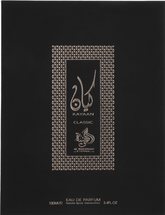 Actual product image Al Wataniah Kayaan Classic 3.4 Fl Oz (Eau de parfum, 100 ml)