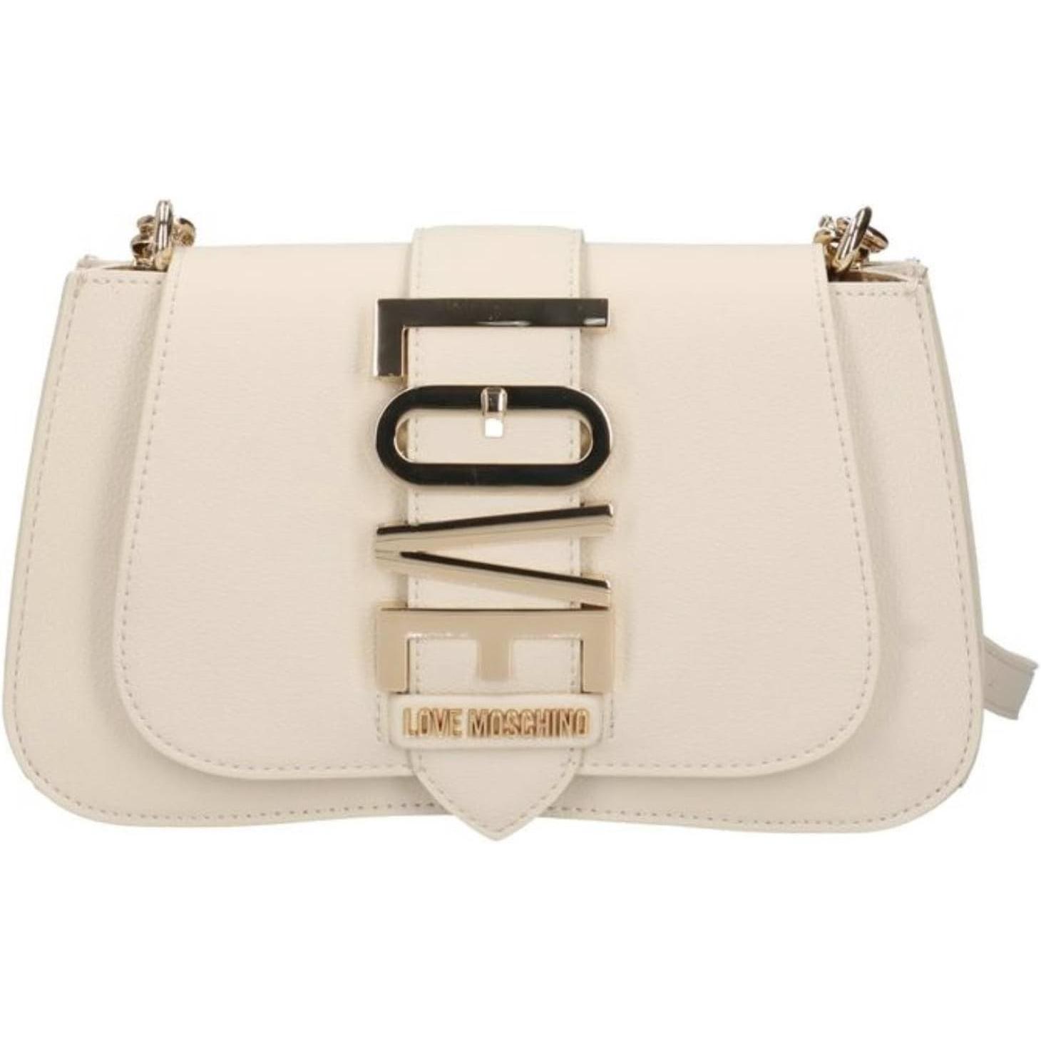 Love Moschino Donna Bianco Donne, Borsetta, Borsa A Spalla In Similpelle,