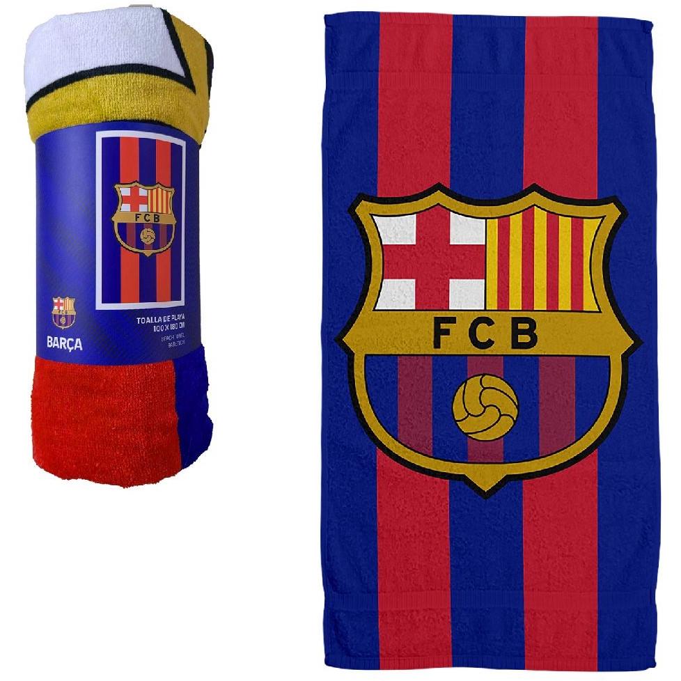 Van der Meulen, Strandtuch, FC Barcelona Badetuch Blaugrana 100x180cm