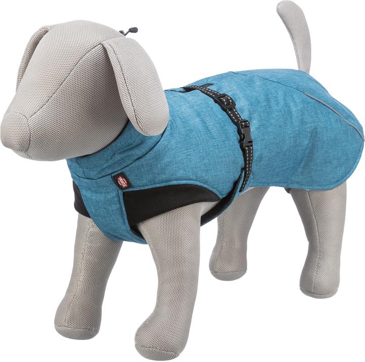 Actual product image Trixie Riom, winter coat, for a dog, blue, S: 40 cm (S, Dog coat)
