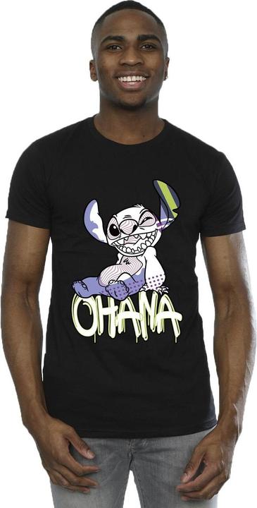 Produktbild Disney Lilo And Stitch Ohana Graffiti TShirt (M)