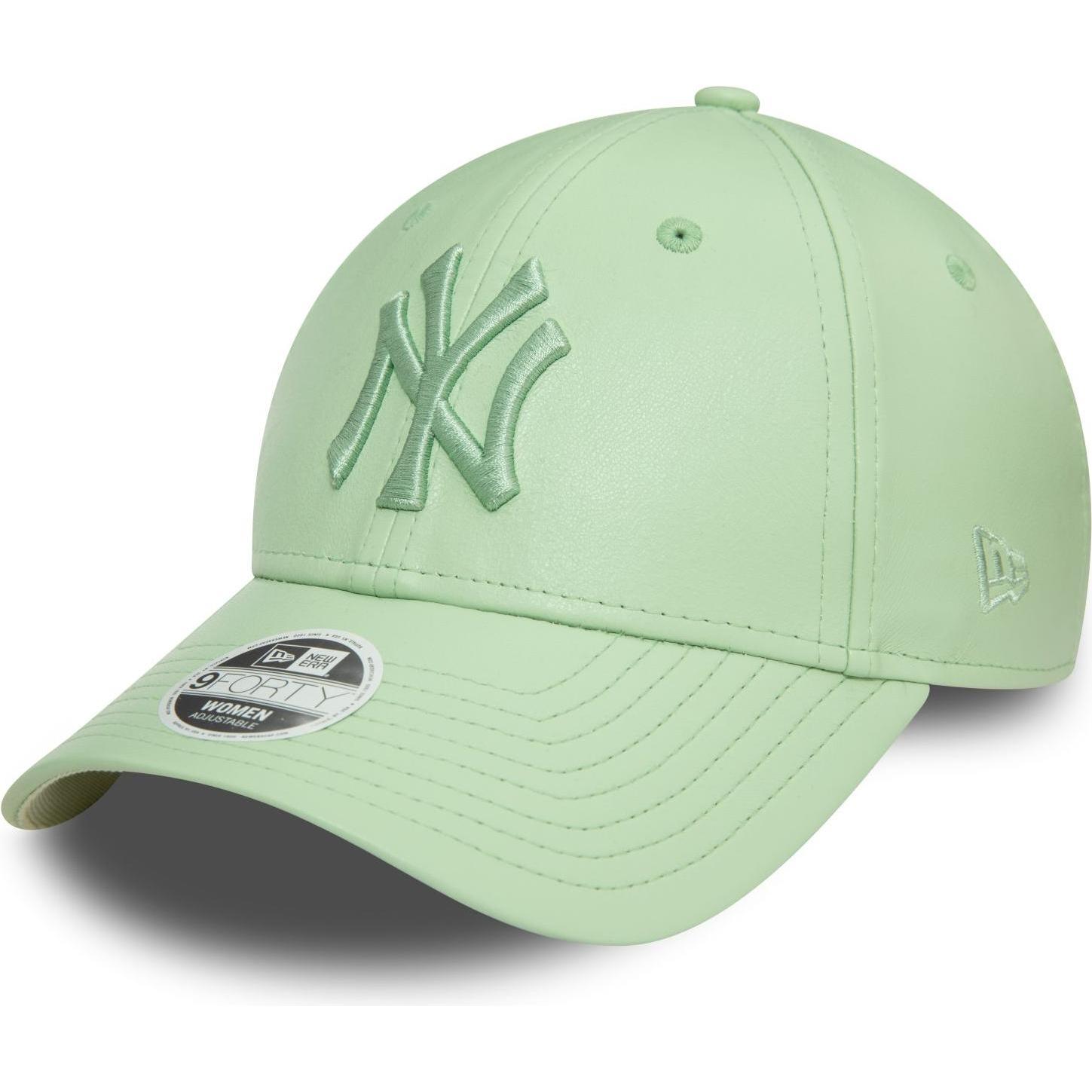 New Era, Damen, Cap, 9Forty Damen Cap - KUNSTLEDER New York Yankees grün, Grün