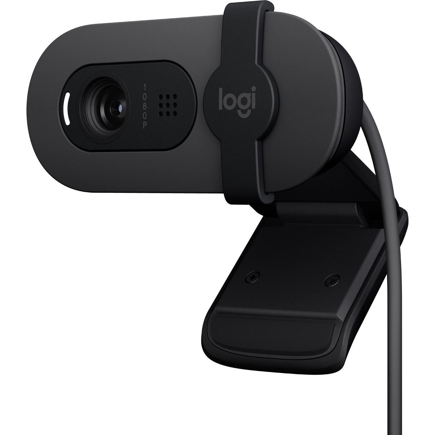 Logitech Brio 100 (2 Mpx), Webcam, Schwarz