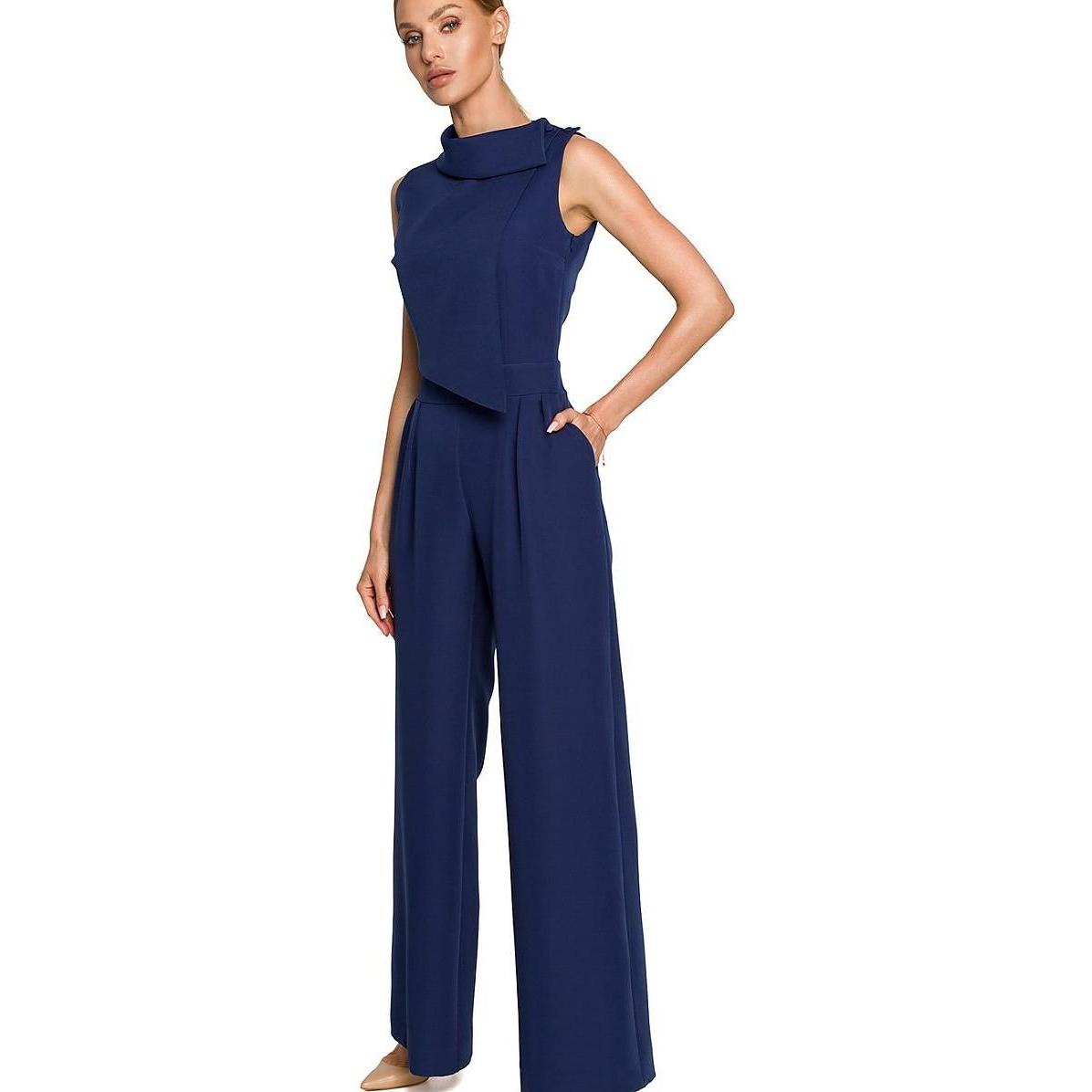 Made of Emotion, Damen, Jumpsuit, 905903, Blau, (XXL)