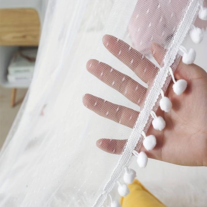 Produktbild Milkii Baldachin/ Betthimmel Pom Pom, weiss