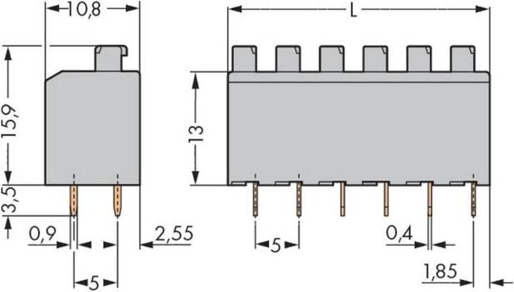 Actual product image Wago 735-302