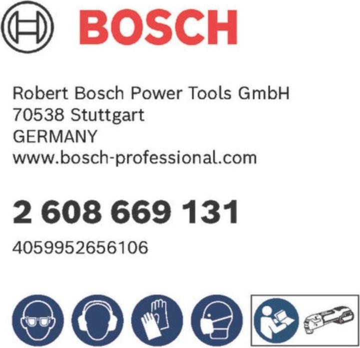 Productafbeelding Bosch Professional Zubehör PRO PAII 65 APB Lemmet voor multifunctioneel gereedschap, 65 x 55 mm