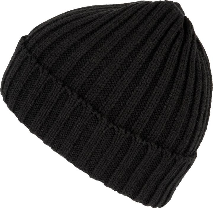 Actual product image K-up Double ribbed beanie with lapel