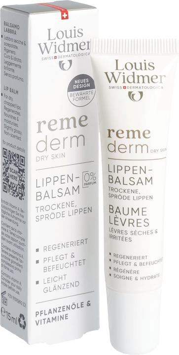 Produktbild Widmer Louis Remederm Lippenbalsam ohne Parfum 15 ml (Lippenbalsam, 15 ml)