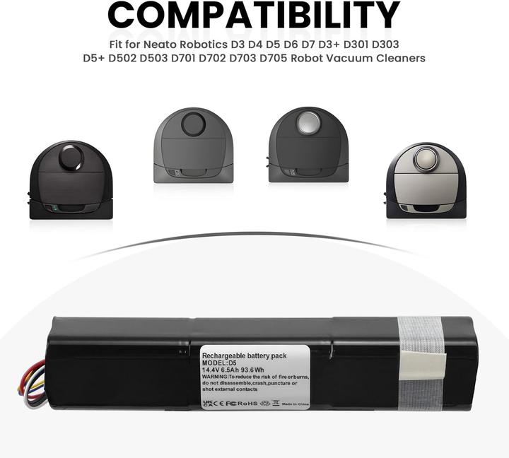 Image du produit Antiee Ersatzakku für Neato Botvac D-Serie