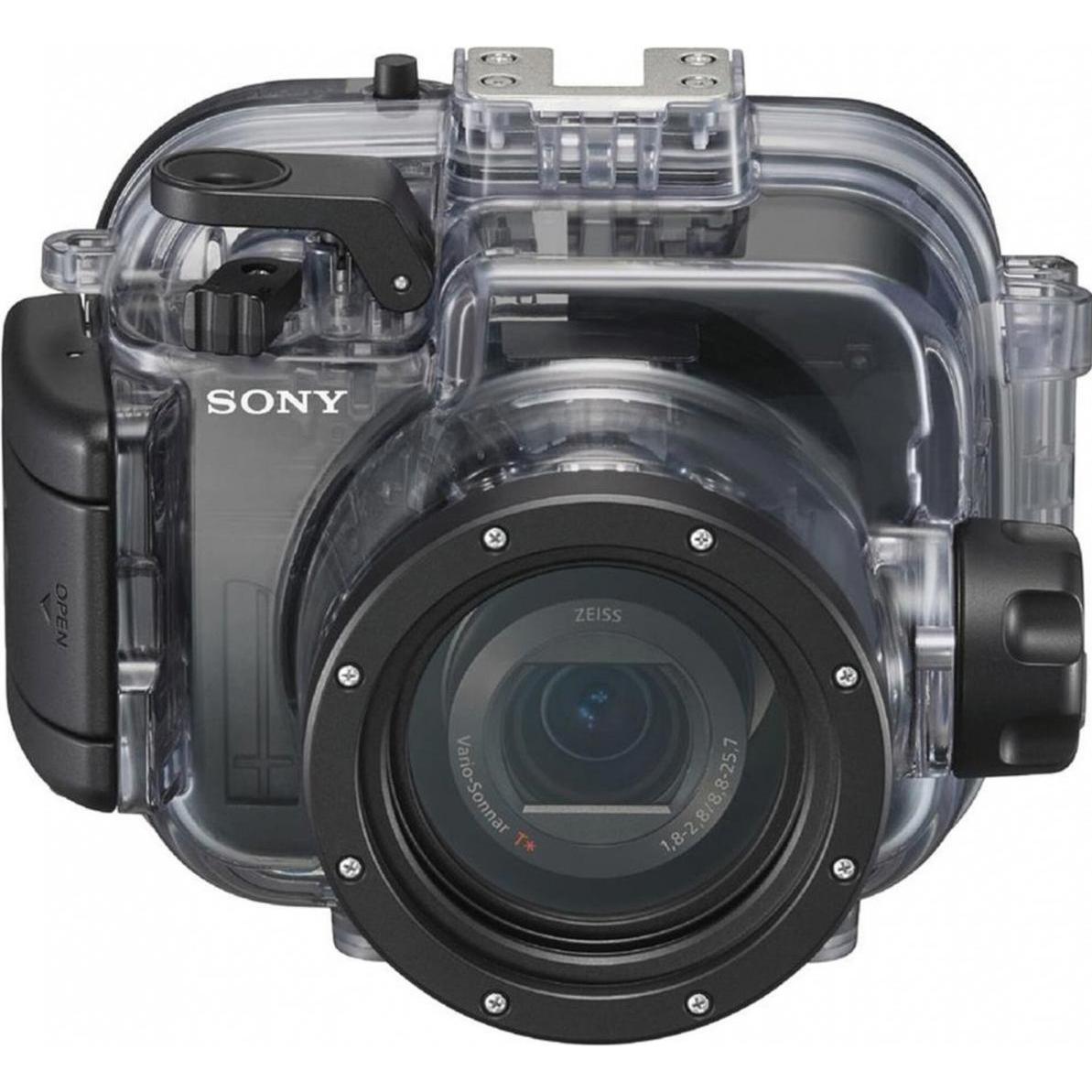 Thumbnail - Sony Mpk-Urx100a (Unterwassergehäuse, DSC-RX100), Kameraschutz, Schwarz, Transparent