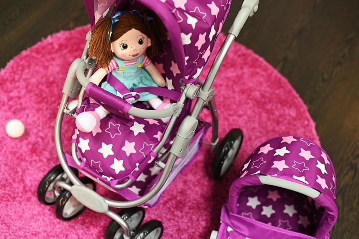Immagine prodotto Knorrtoys Puppenwagen Coco - star dark pink
