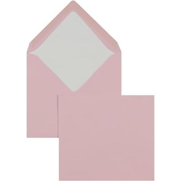 Blanke, Briefumschlag, Briefumschläge 125x140mm 100g/qm gummiert VE=100 Stück flamingo (100 x)